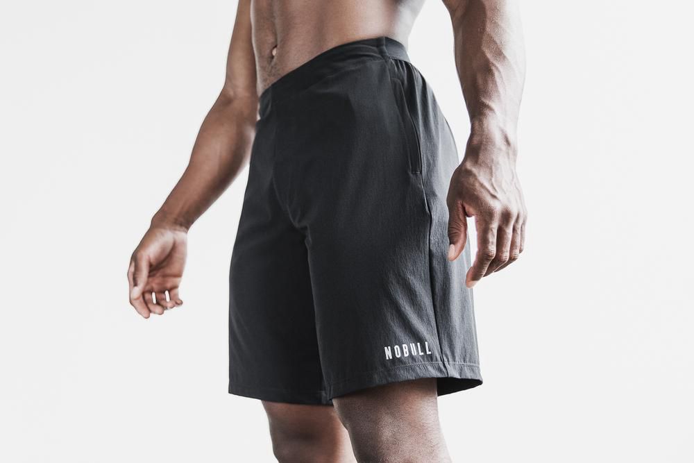 Shorts NOBULL Homme Noir - NOBULL Stretch Woven 9",France (8169-KNTBR)